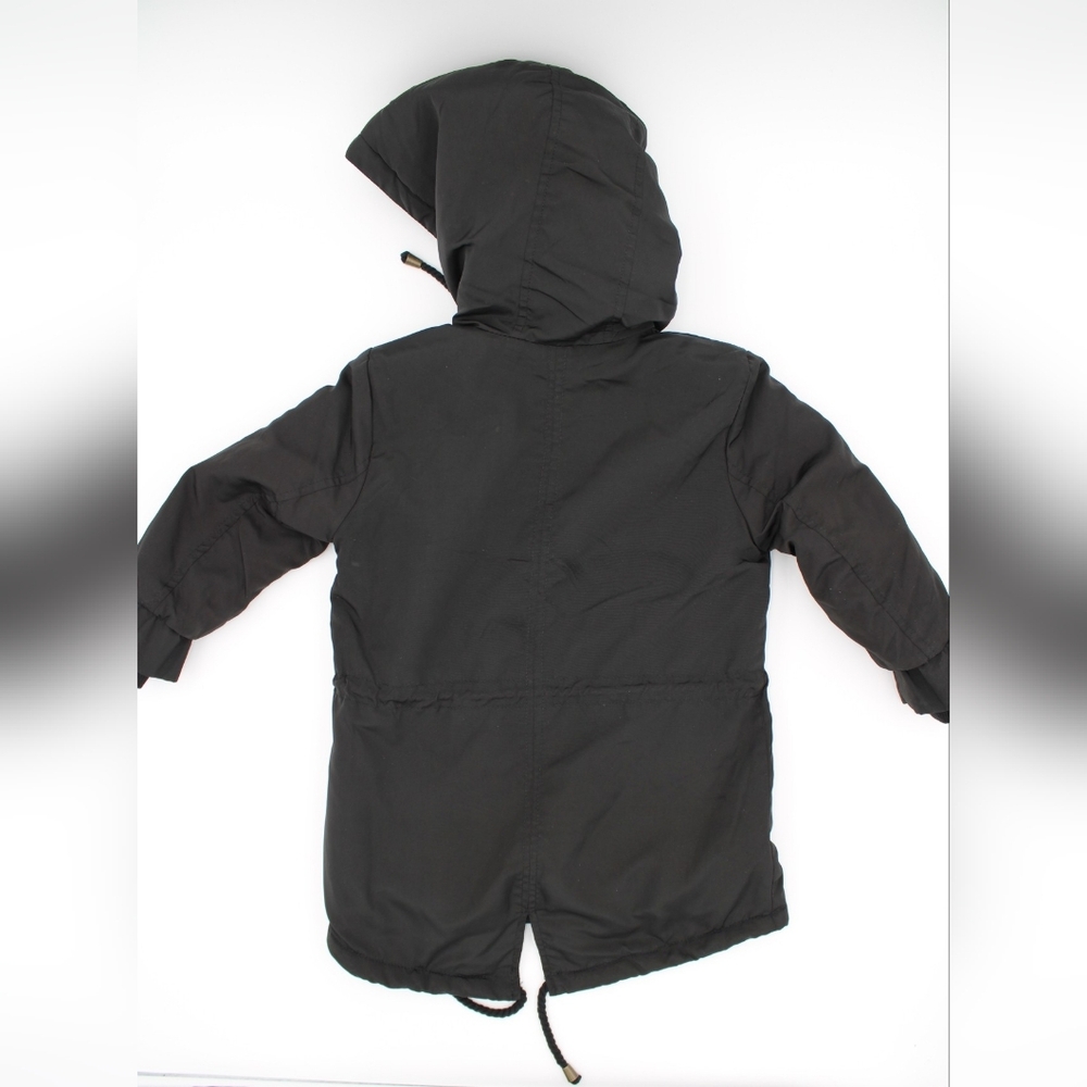 Copper Key Toddler Black Sherpa-Lined Jacket/Anorak, Gently Worn 2T-3T - Picture 2 of 8